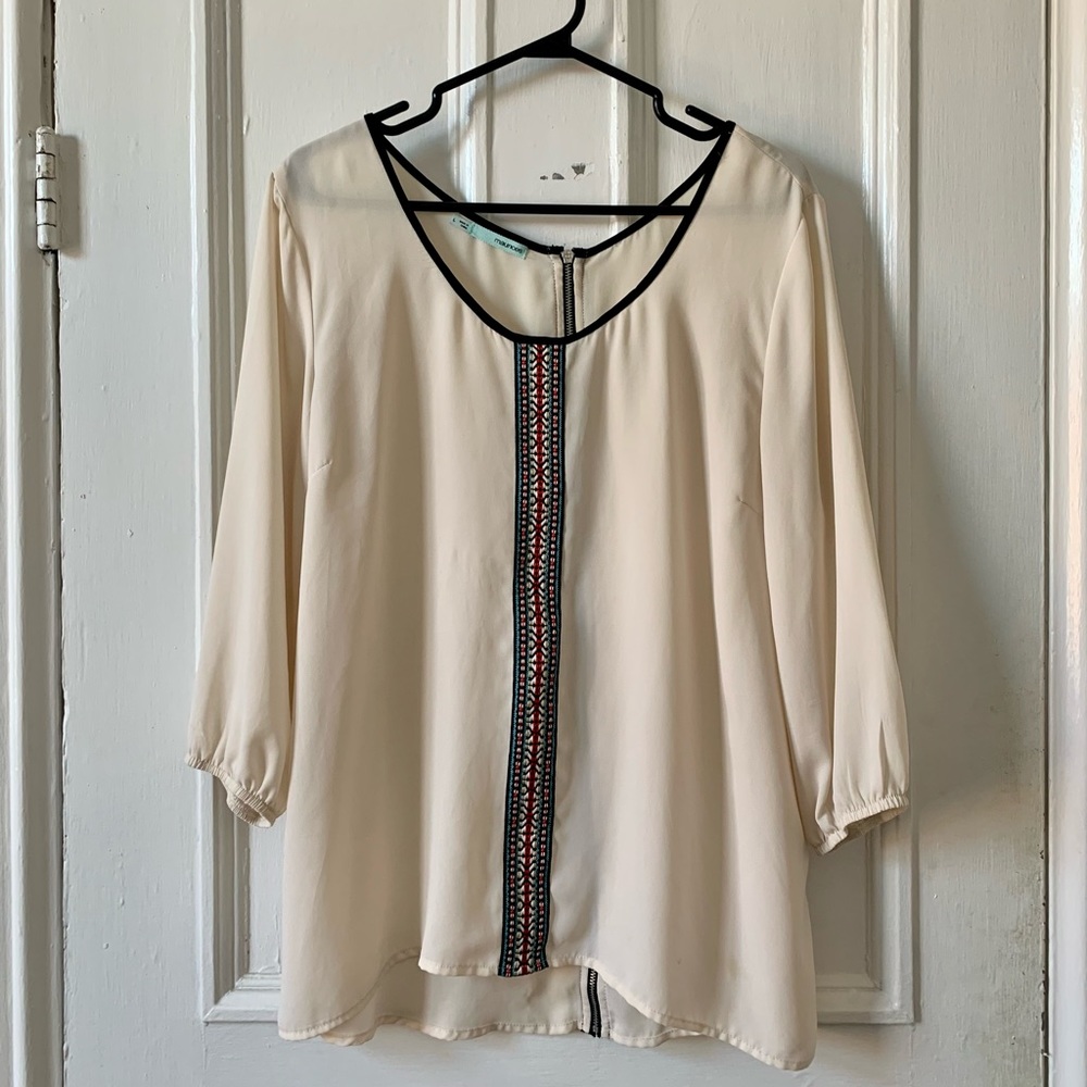 Beige blouse